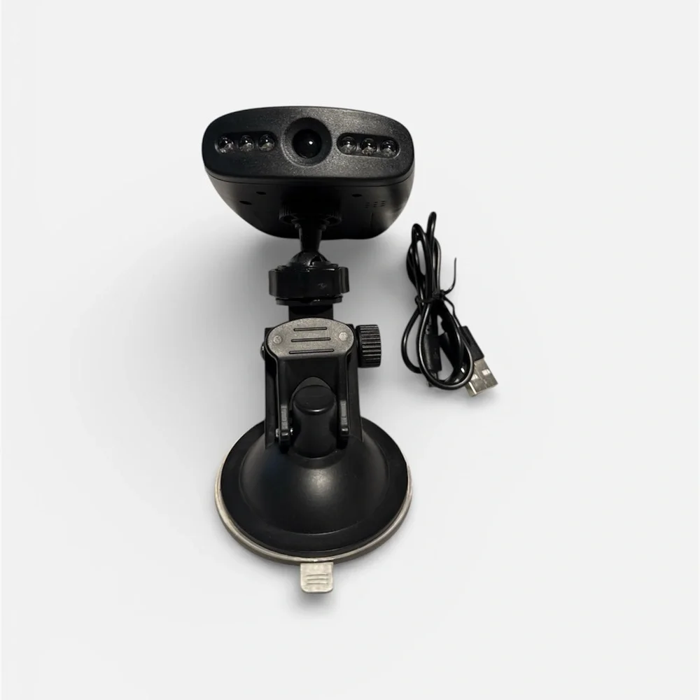 Black Dash Camera with Mount